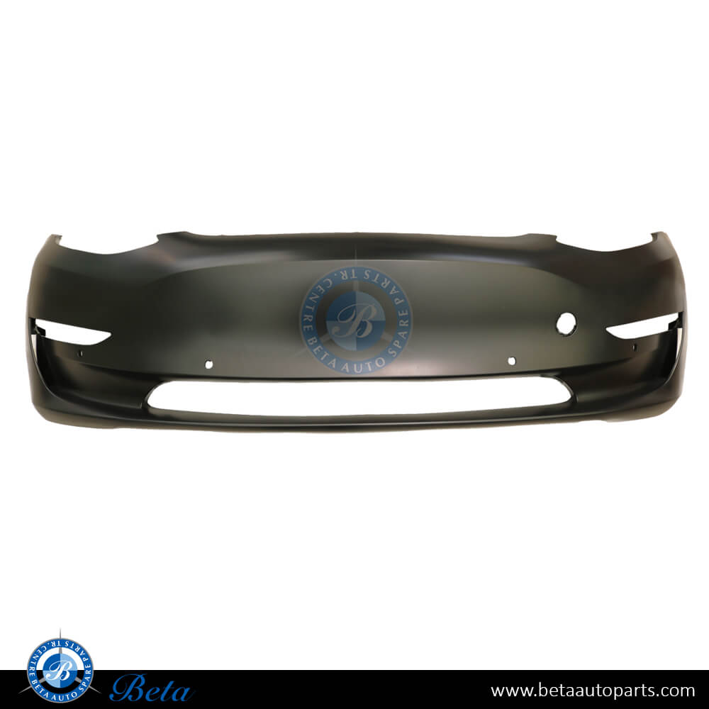 Front Bumper with Radar for Tesla Model 3 2017-2020 models, Part Number 1519965-SC-B