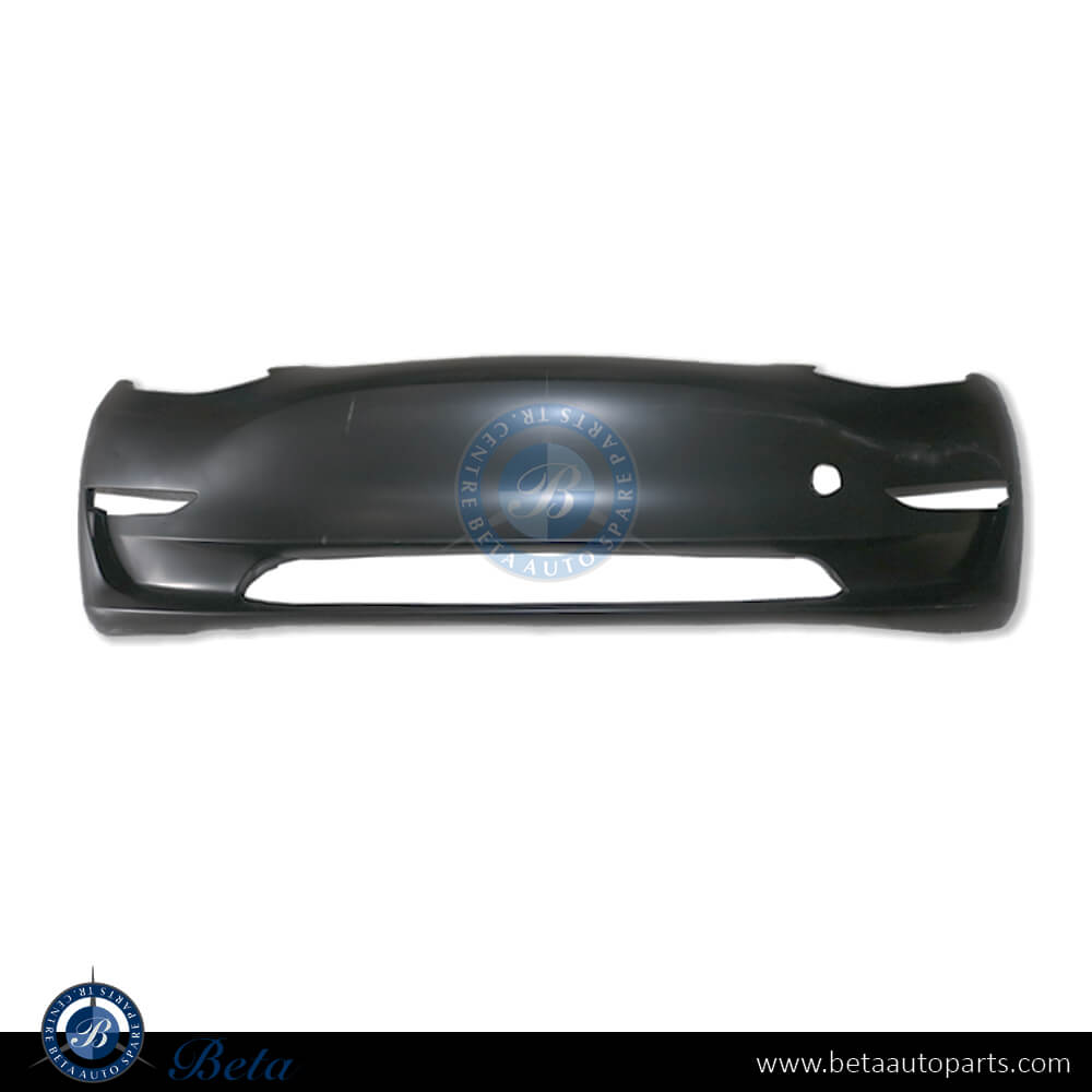 Front Bumper without Park Assist for Tesla Model 3 2021-2023 models, Part Number 1519965-SC-C