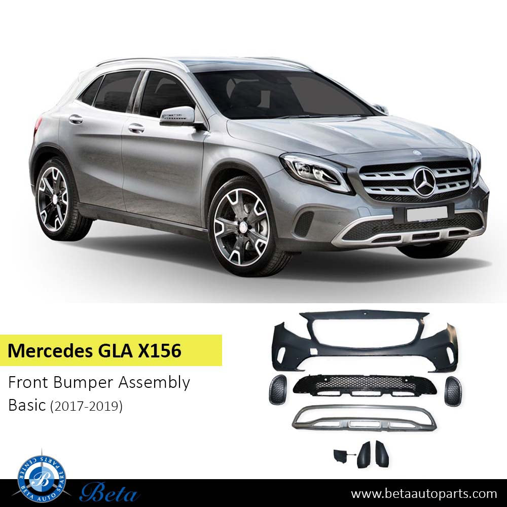 Mercedes GLA-Class X156 (2017-2019), Front Bumper Assembly Basic, China, 1568803600