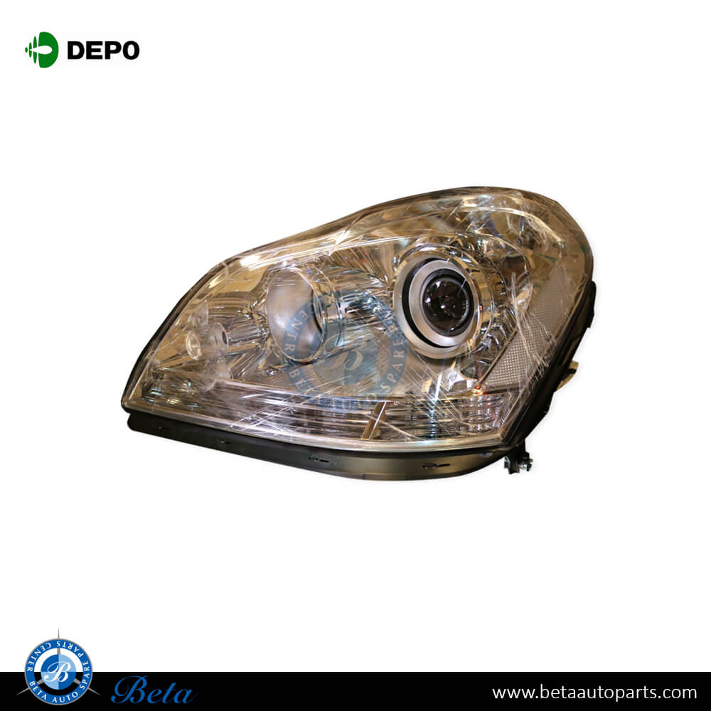 Left Side Headlamp Normal for Mercedes GL-Class X164 2006-2011 models, Part Number 1648200561