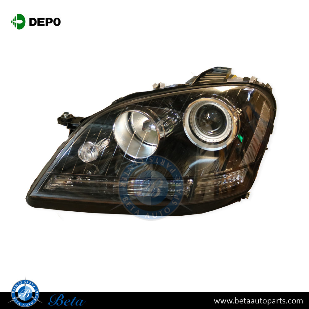 Left Side Headlamp Xenon for Mercedes ML-Class W164 2005-2008 models, Part Number 1648206361