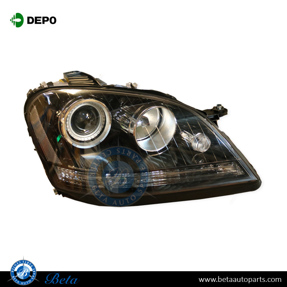 Right Side Headlamp Xenon for Mercedes ML-Class W164 2005-2008 models, Part Number 1648206461