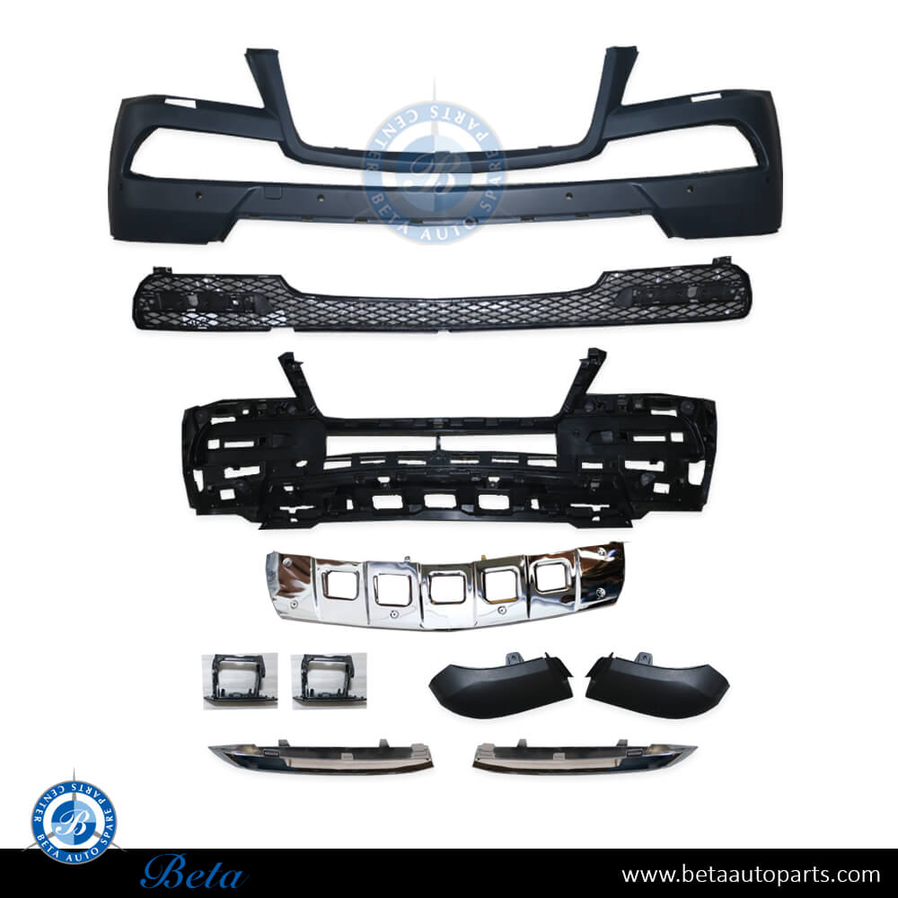 Front Bumper Assembly for Mercedes GL-Class X164 2009-2012 models, Part Number 1648851325