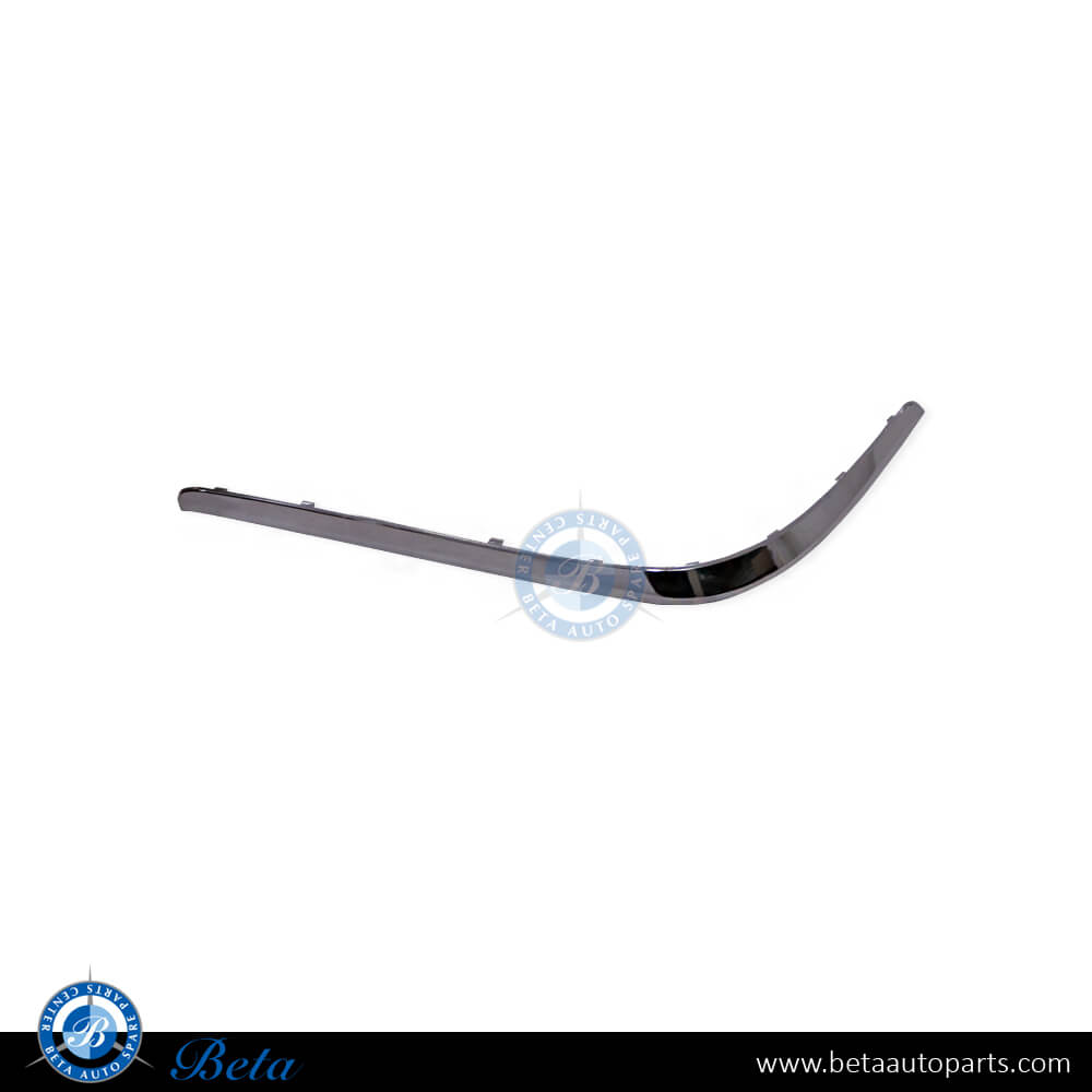 Left Side Rear Bumper Chrome Moulding for Mercedes GL-Class X164 2009-2012 models, Part Number 1648851721