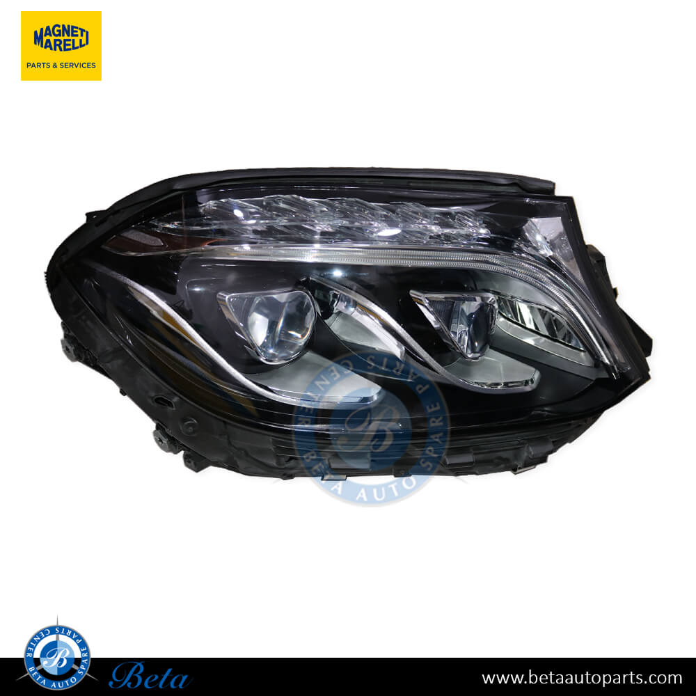 Right Side Headlamp LED for Mercedes GL Class X166 2015-up models, Part Number 1668202400 / 1669062803