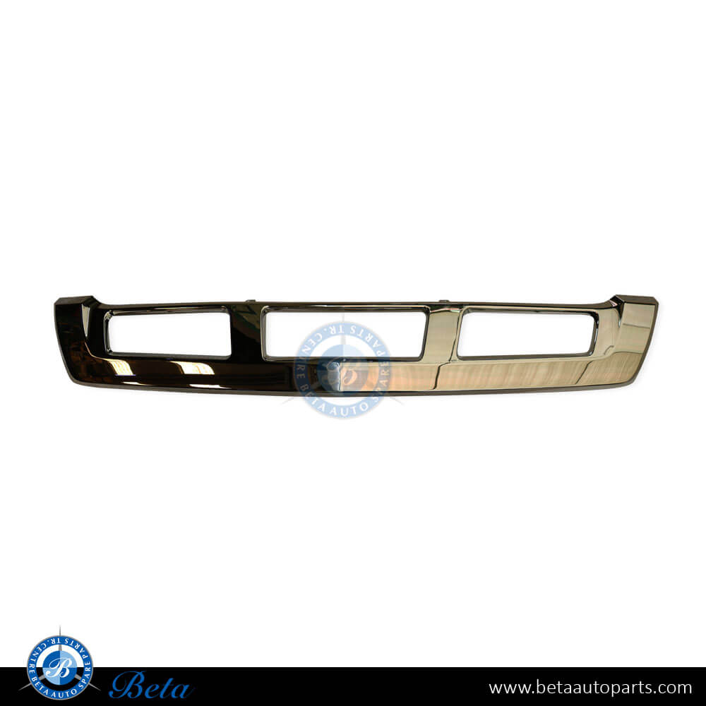 Front Bumper Lower Moulding Chrome color for Mercedes GL-Class X166 2013-2015 models, Part Number 1668852825