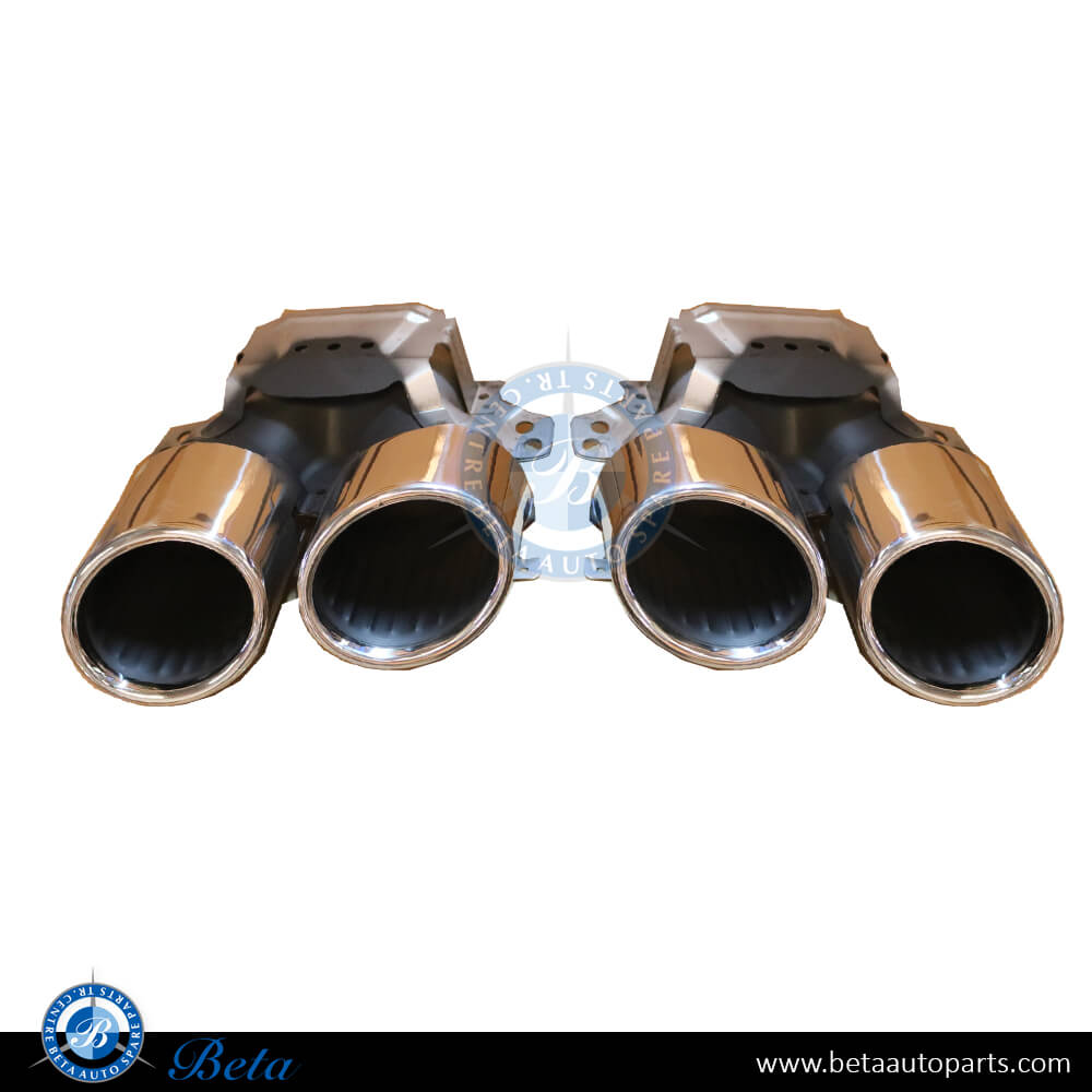 Mercedes GLE-Class W167 (2019-Up), Exhaust Tips AMG Gle53 (Silver), China, 1674908703/1674908803