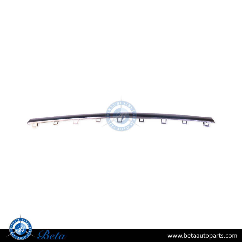 Mercedes GLE-Class W167/C167 (2019-2023), Front Bumper Upper Chrome Moulding AMG GLE63 - Silver (Center), China, 1678851604