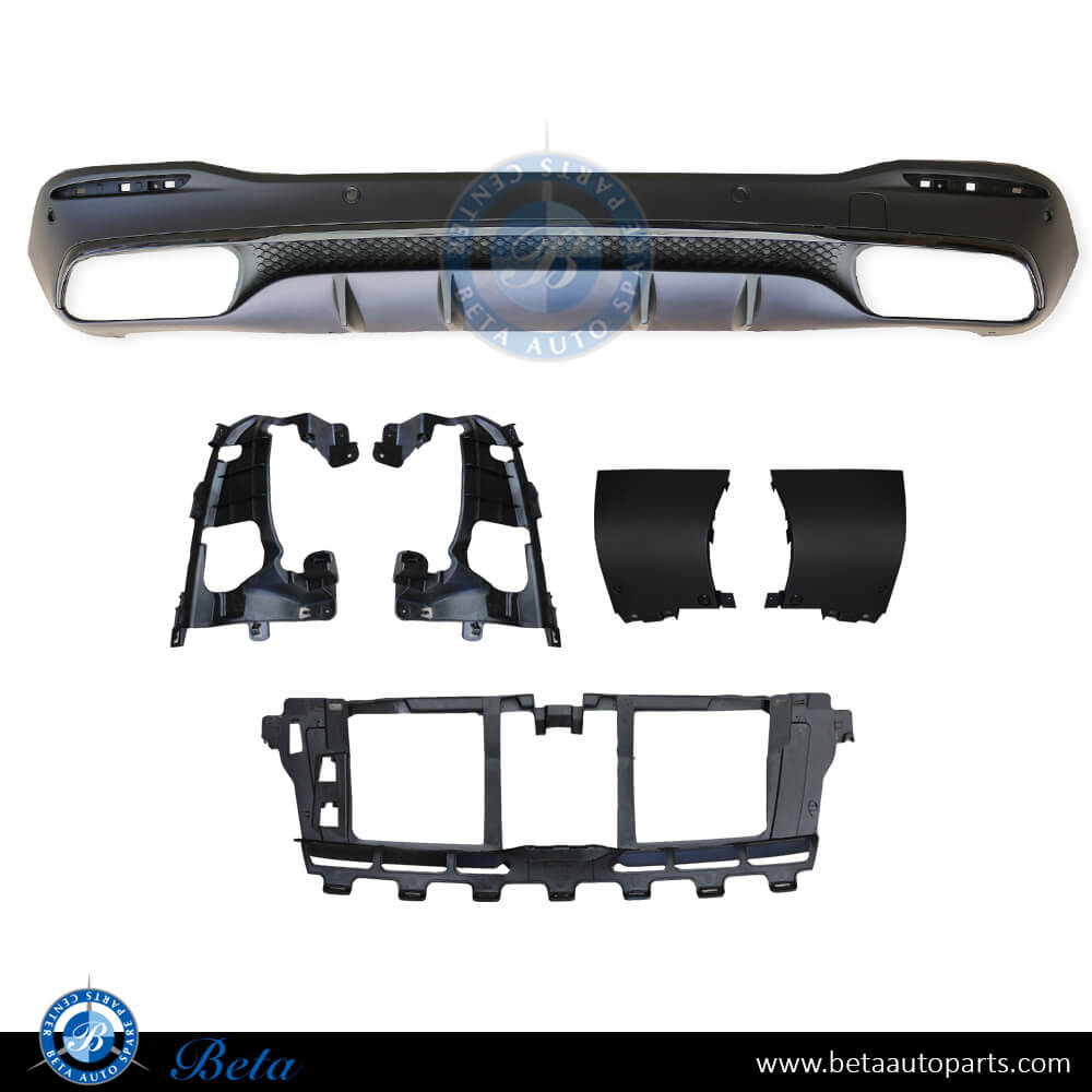 Rear Diffuser ASSY AMG GLE63 for Normal AMG for Mercedes GLE-Class W167 2019 -Up models, Part Number 1678853109 / 1678859902