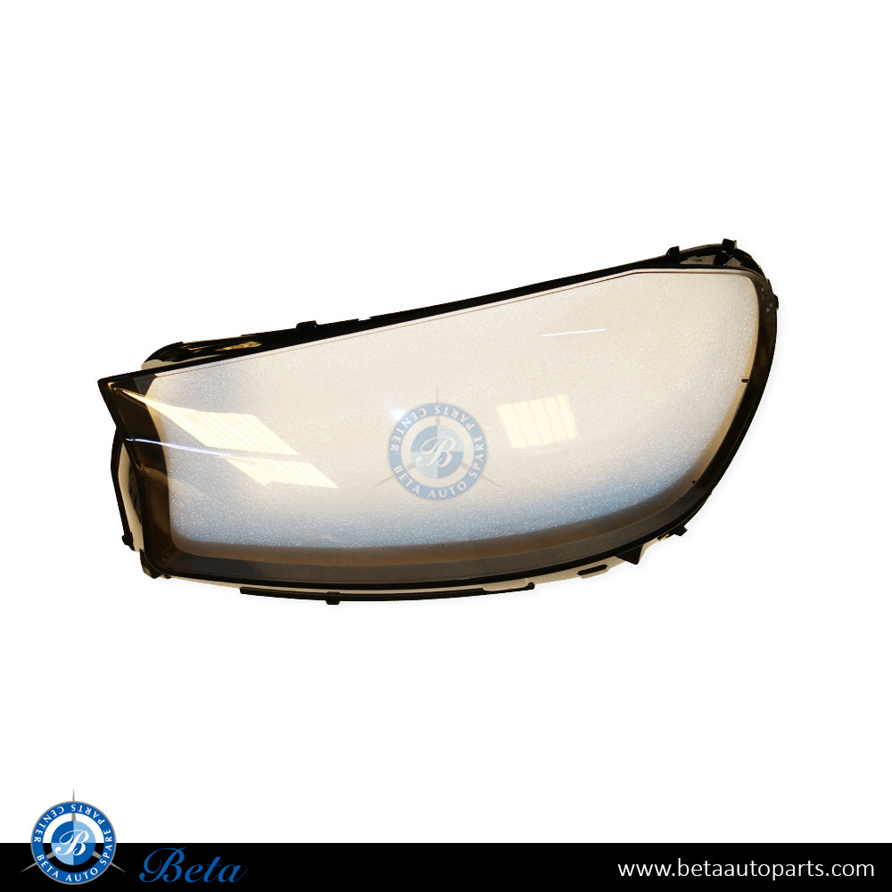 Left Side Headlamp Lens for Mercedes GLS-Class X167 2020-Up models, Part Number 1679060504