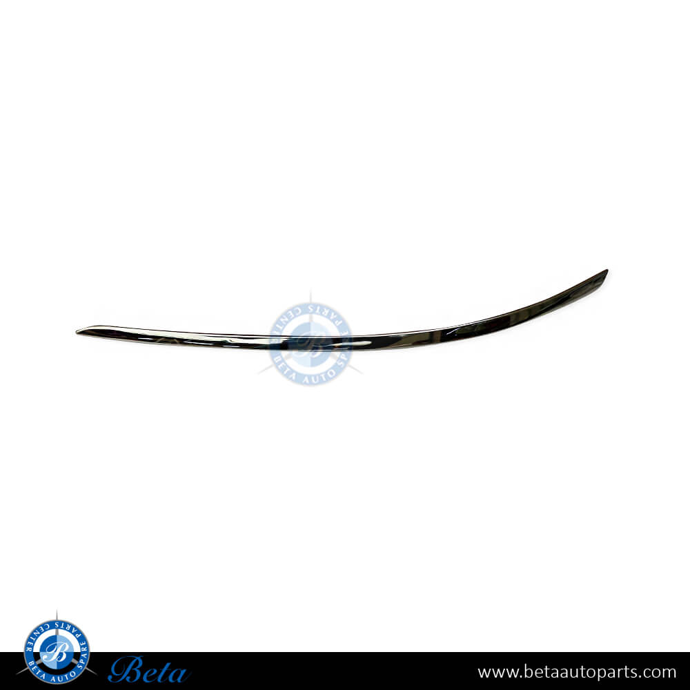 Left Side Front Bumper Lower Chrome Moulding for Mercedes A-Class W169 2005-2012 models, Part Number 1698851721