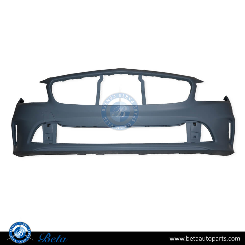 Front Bumper without PDC and witohut Trim hole for Mercedes A-Class W176 2016-2018 models, Part Number 1768806340