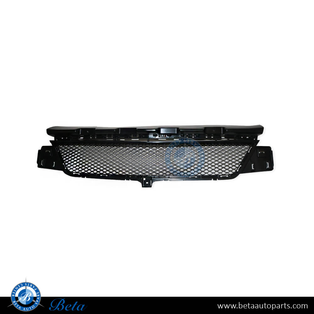 Front Bumper Lower Grille Normal AMG - Matt Black for Mercedes A-Class W176 2013-2015 models, Part Number 1768852922