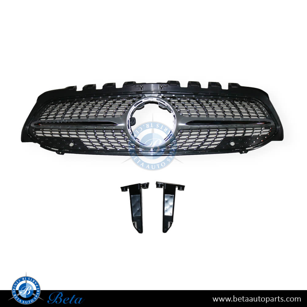 Radiator Grille Diamond Look for Mercedes A-Class W177 2019-Up models, Part Number 1778806803