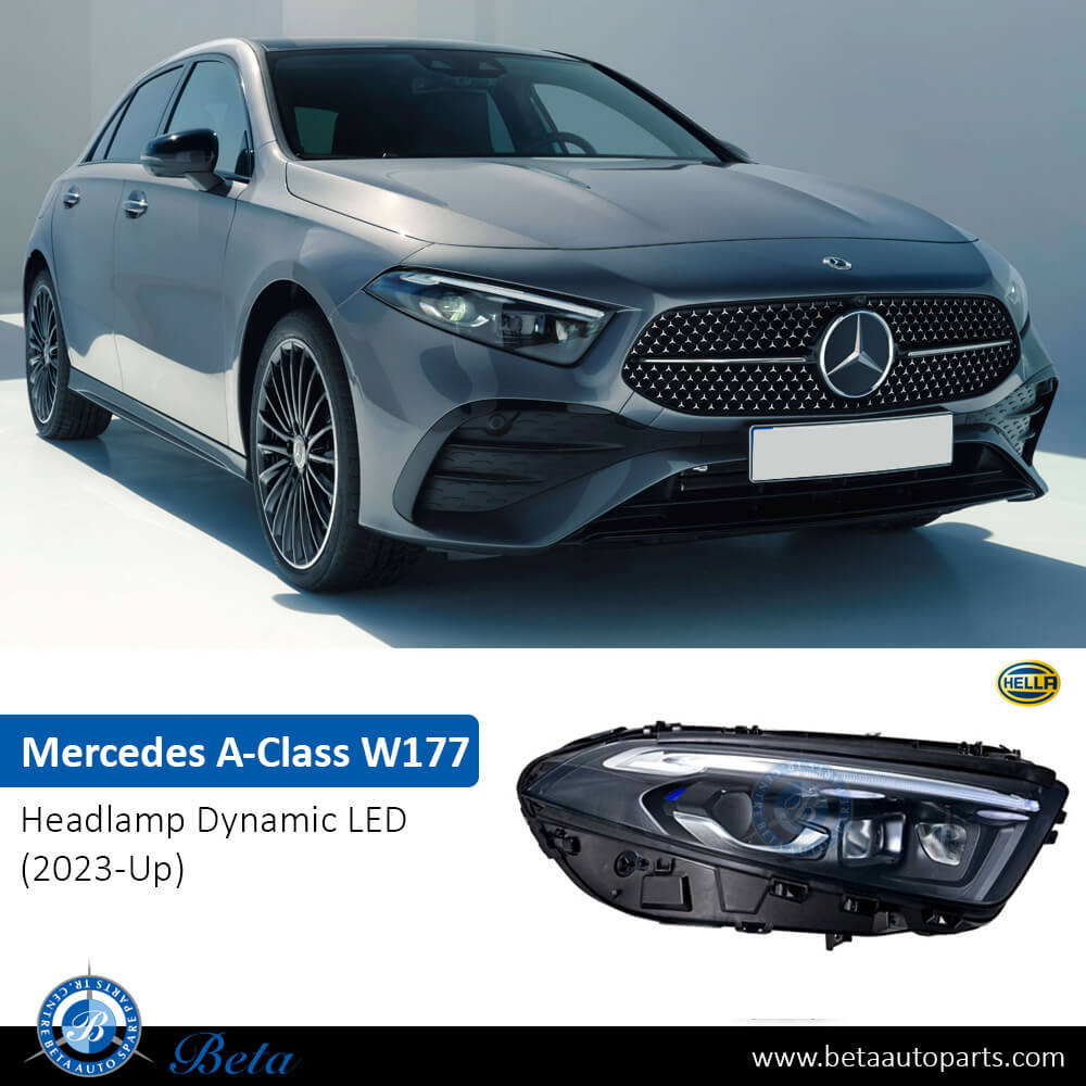 Mercedes A-Class W177 (2023-Up), Headlamp Dynamic LED (Right), Hella, 1779067004