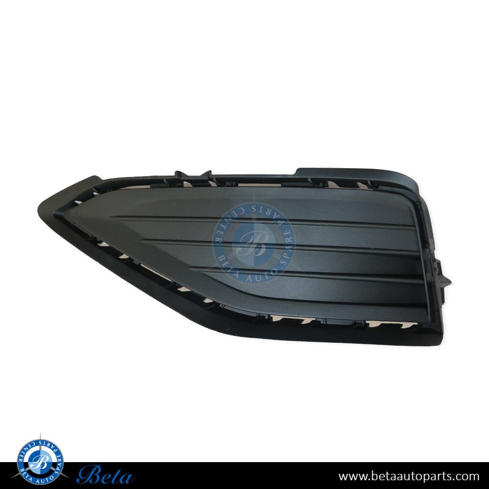 Left Side Fog Lamp Cover without Hole in Black for Volkswagen Jetta 2019-Up models, Part Number 17A8536659B9