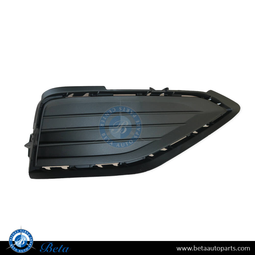 Right Side Fog Lamp Cover without Hole in Black for Volkswagen Jetta 2019-Up models, Part Number 17A8536669B9