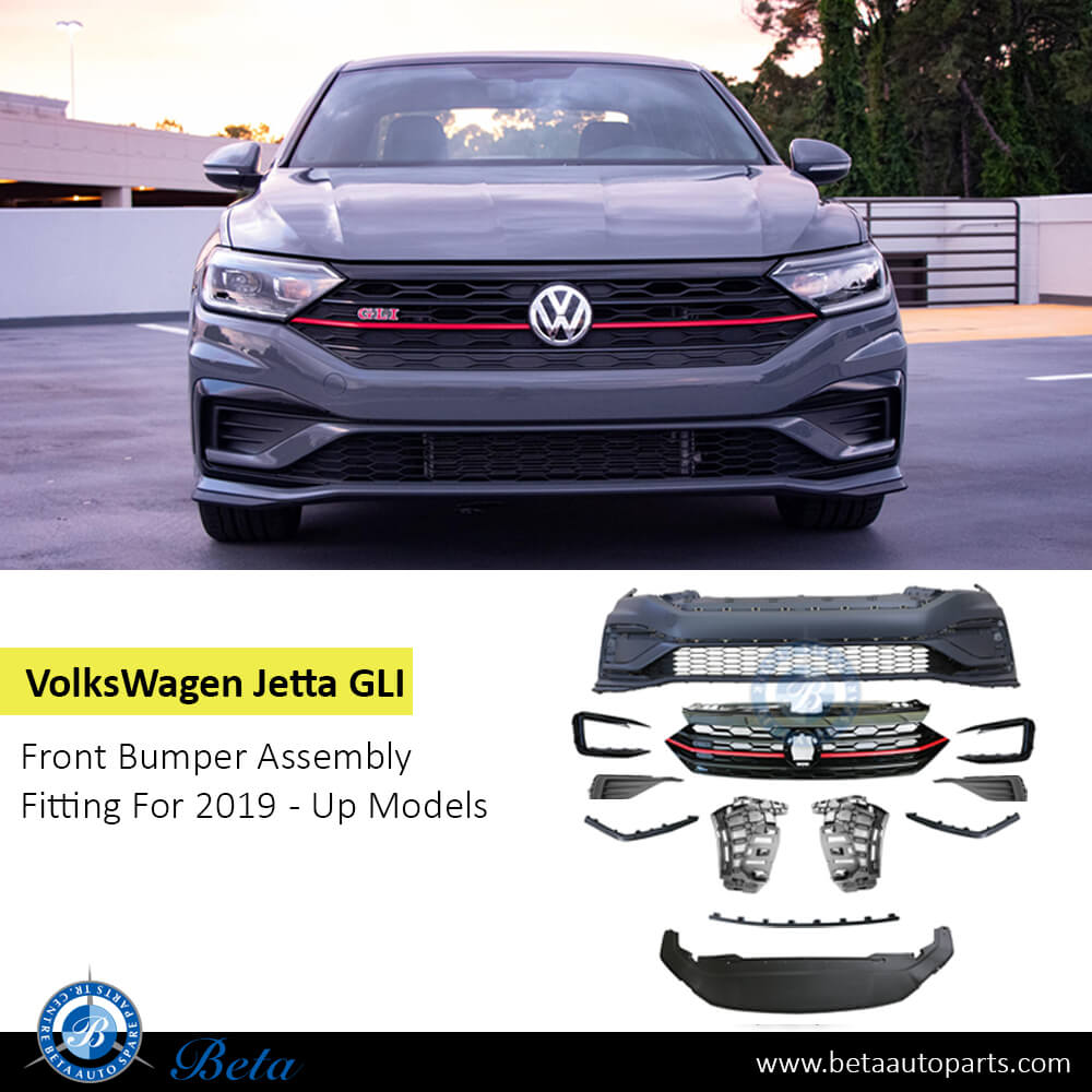 Volkswagen Jetta GLI (2019-Up), Front Bumper assembly, China, 17A807217F