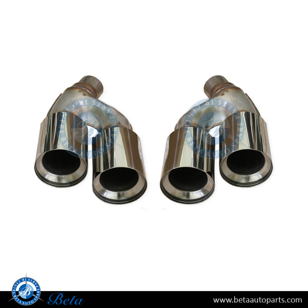 BMW 5 Series G30 LCI (2021-Up), Exhaust Tips M5 Look (Silver), China, 18308631958 / 18308631959