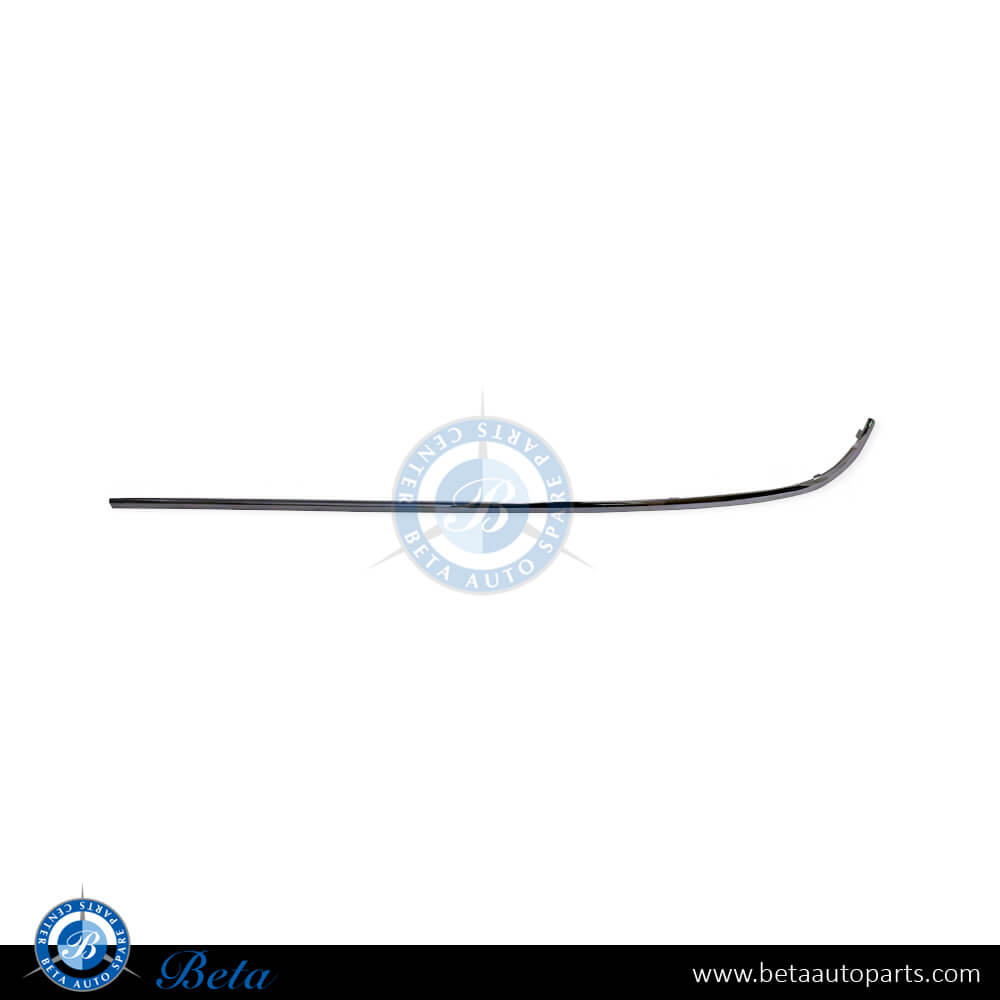 Left Side Rear bumper chrome moulding for Mercedes C-Class W203 2001-2007 models, Part Number 2038852721