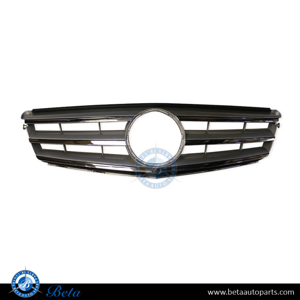 Radiator Grille AMG Gray color for Mercedes C-Class W204 2008-2010 models, Part Number 2048800023