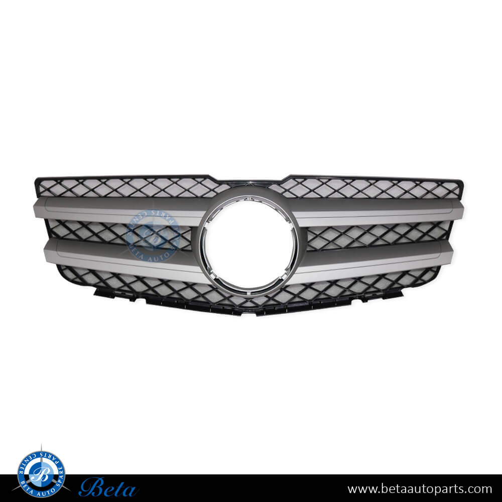 Radiator Grille Silver Color with Logo for Mercedes GLK-Class X204 2009-2011 models, Part Number 2048800283