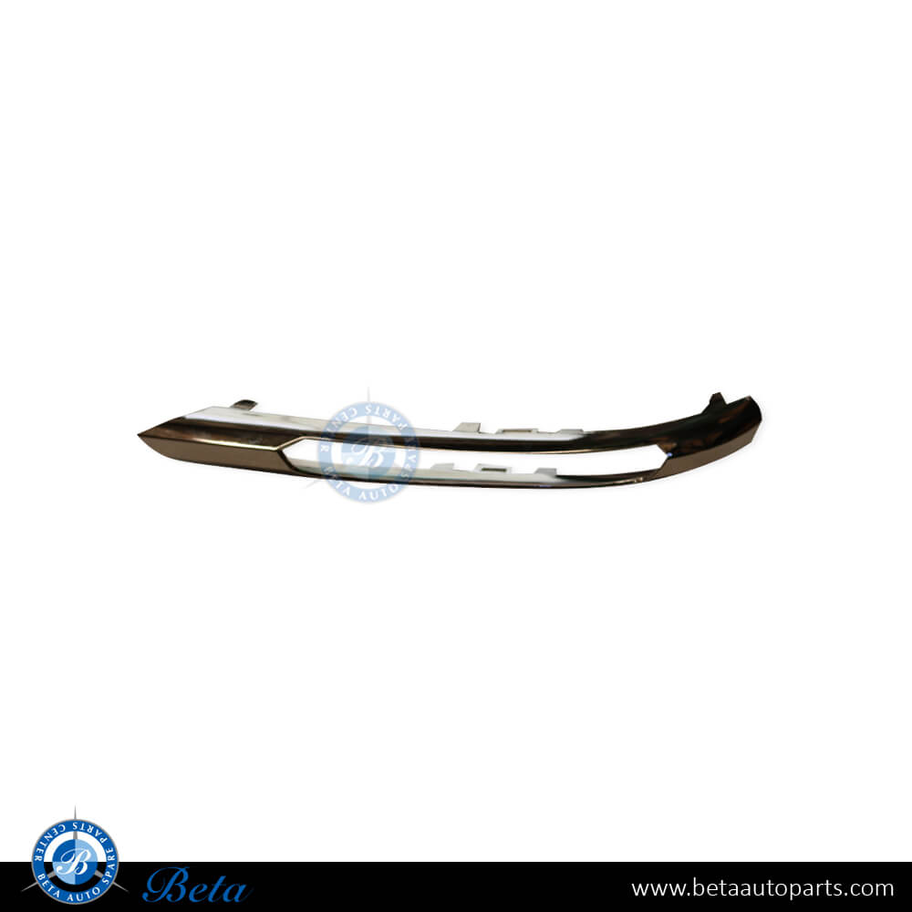 Right Side Fog Lamp DRL Cover Chrome Moulding Elegance/Avantgarde for Mercedes C-Class W204 2011-2014 models, Part Number 2048803324