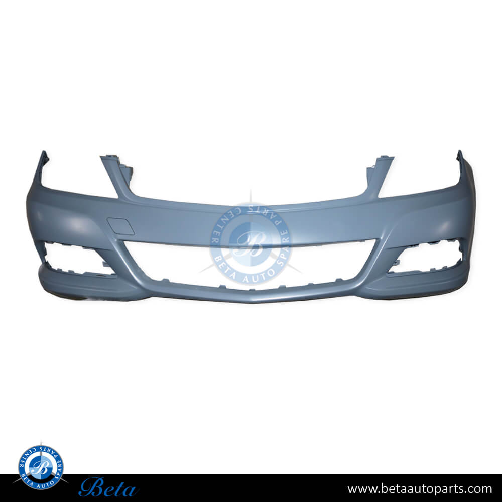 Front Bumper without PDC and without Washer Classic for Mercedes C-Class W204 2011-2014 models, Part Number 2048805547