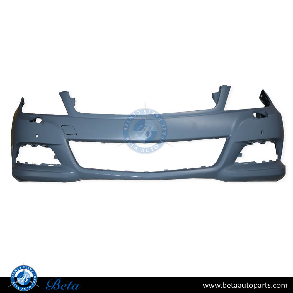 Front Bumper with PDC and Washer Classic for Mercedes C-Class W204 2011-2014 models, Part Number 2048805847