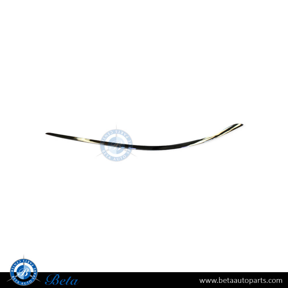 Left Side Front Bumper Chrome Moulding for Mercedes C-Class W204 2011-2014 models, Part Number 2048853721