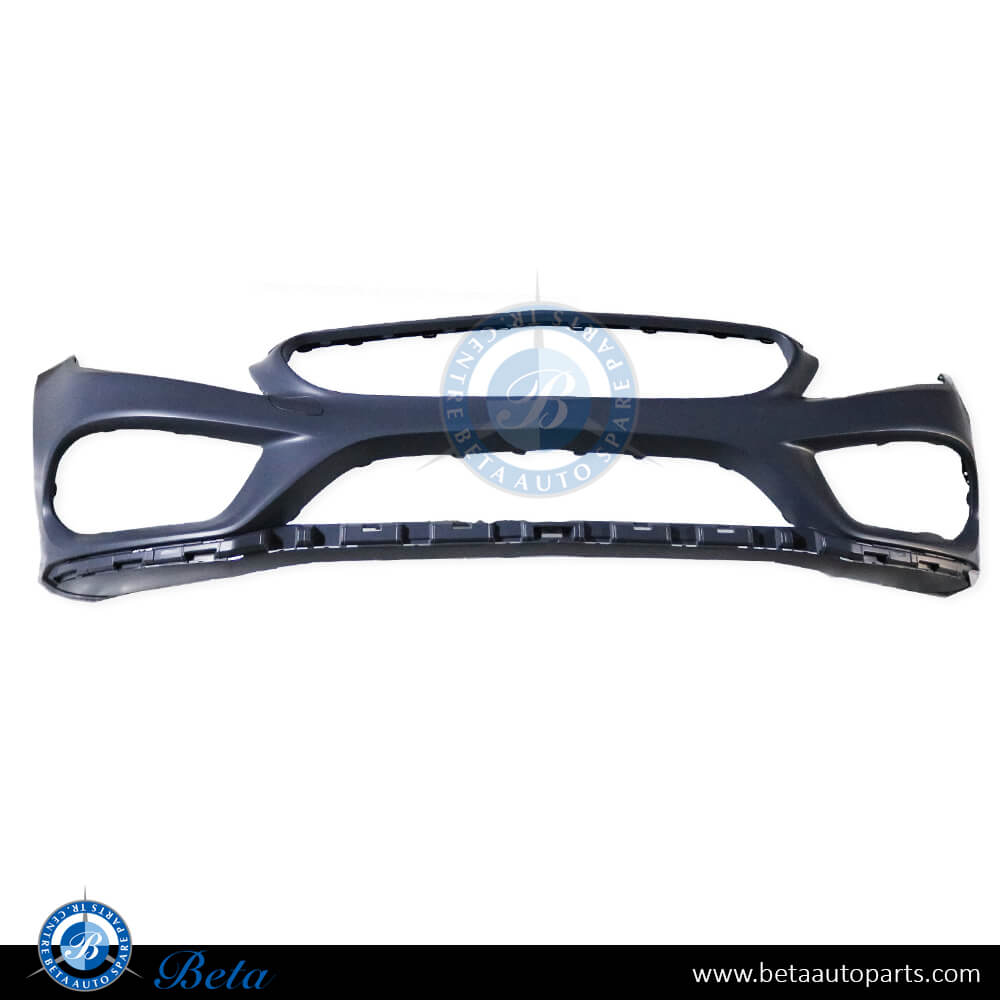 Front Bumper without PDC with Park Assist without Camera Hole with Sport Package Normal AMG for Mercedes C-Class W205 2015-2018 models, Part Number 2058801740