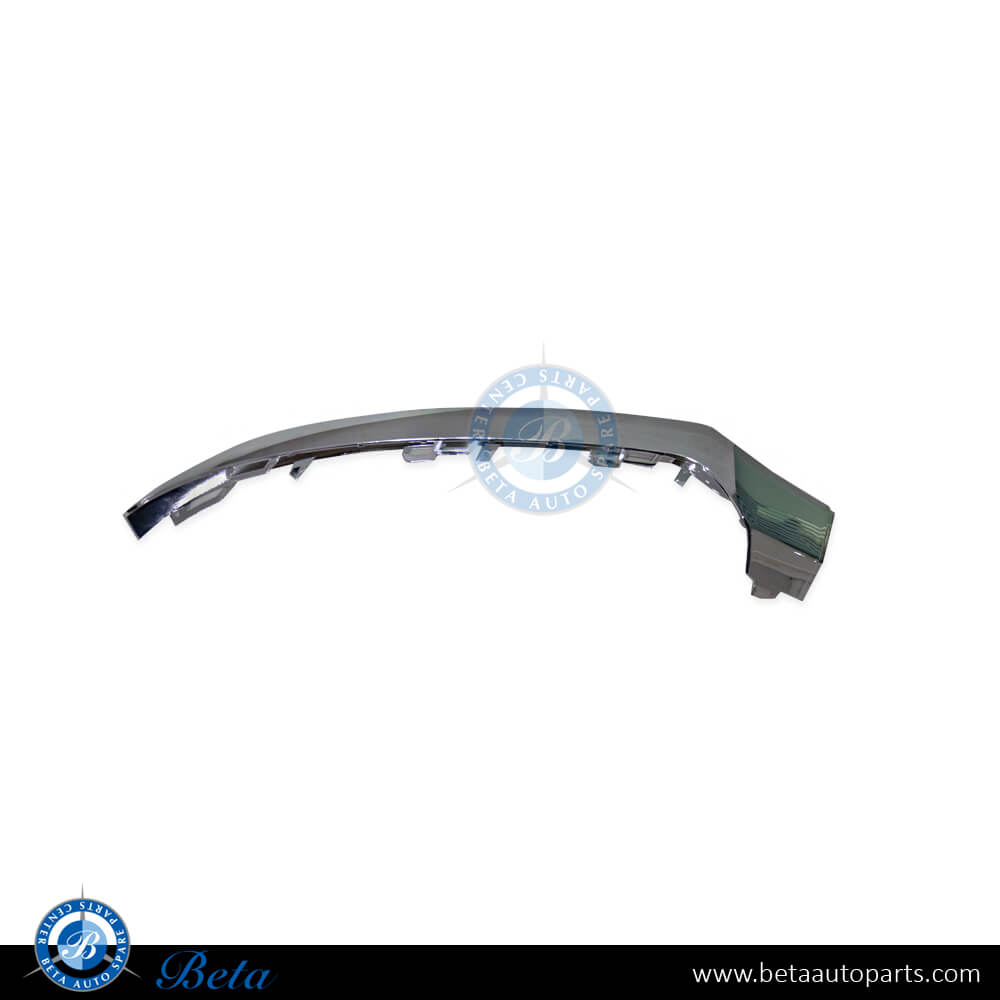 Left Side Front Bumper Chrome Moulding Normal AMG for Mercedes C-Class W205 2015-2018 models, Part Number 2058851374