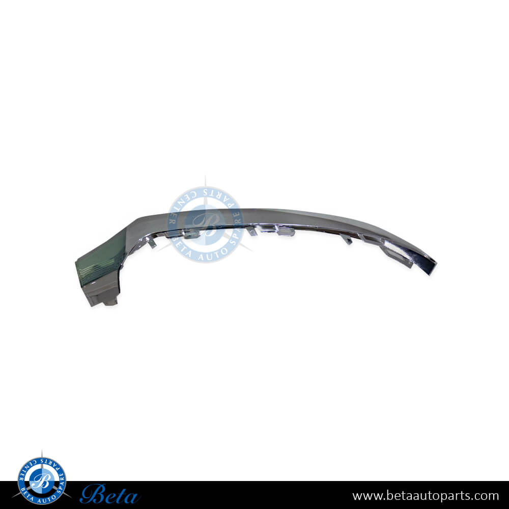 Right Side Front Bumper Chrome Moulding Normal AMG for Mercedes C-Class W205 2015-2018 models, Part Number 2058851474