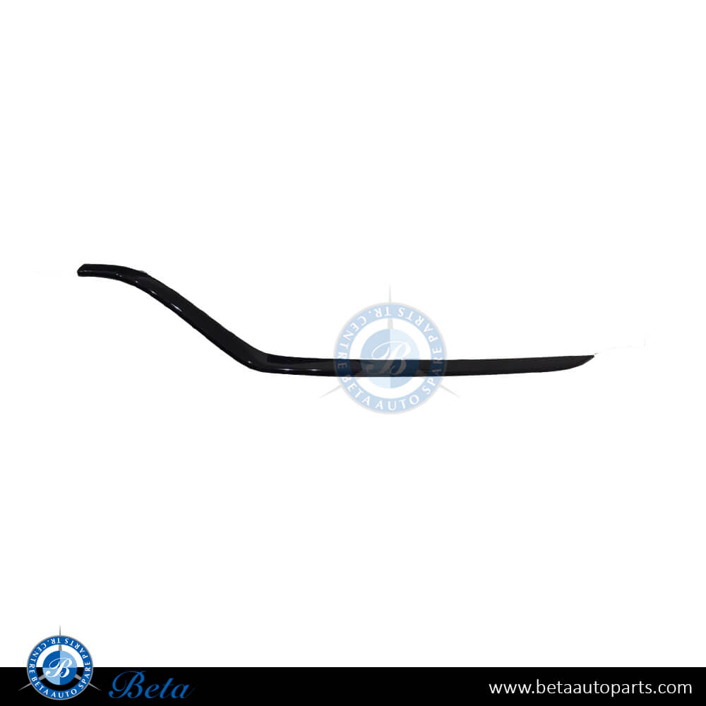 Left Side Front Bumper Lower Moulding AMG C63 / CLS63 - Black for Mercedes C-Class / CLS-Class 2015-2021 models, Part Number 2058852274