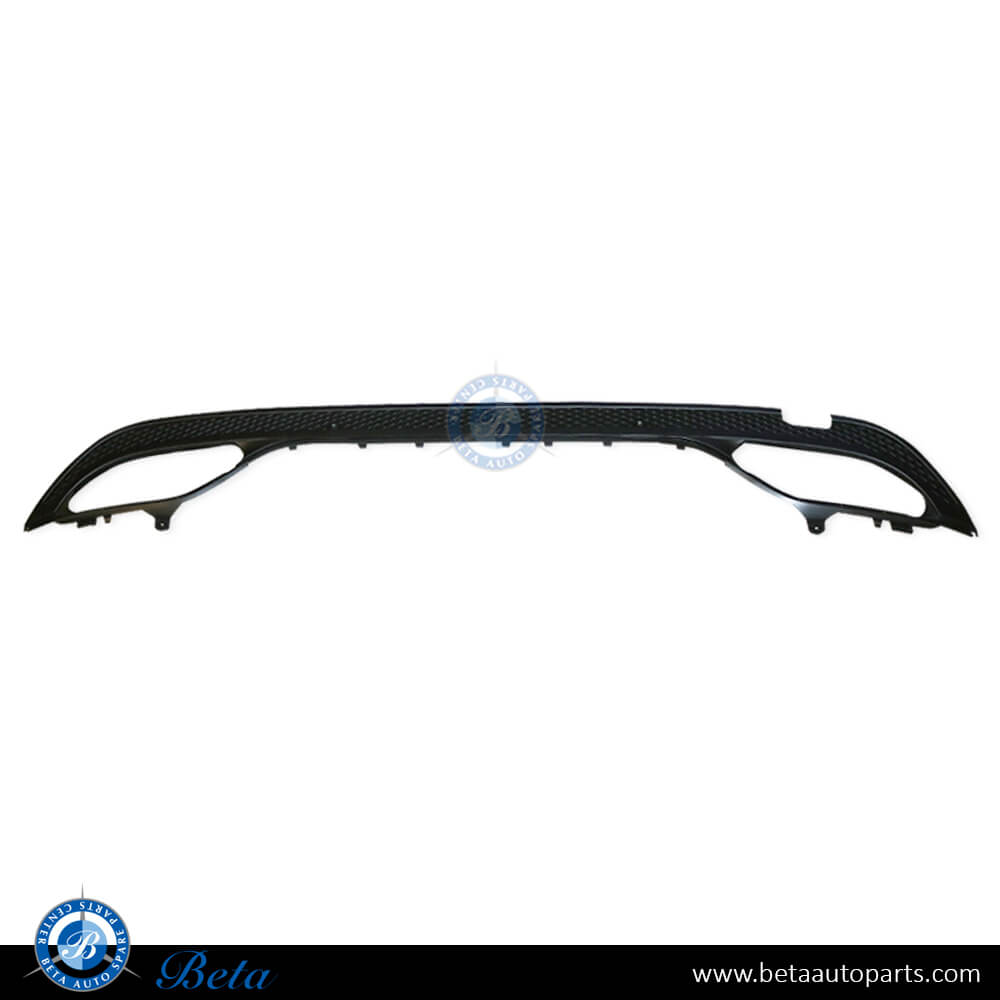 Rear Diffuser Upper Trim Normal AMG for Mercedes C-Class W205 2015-2018 models, Part Number 2058856238