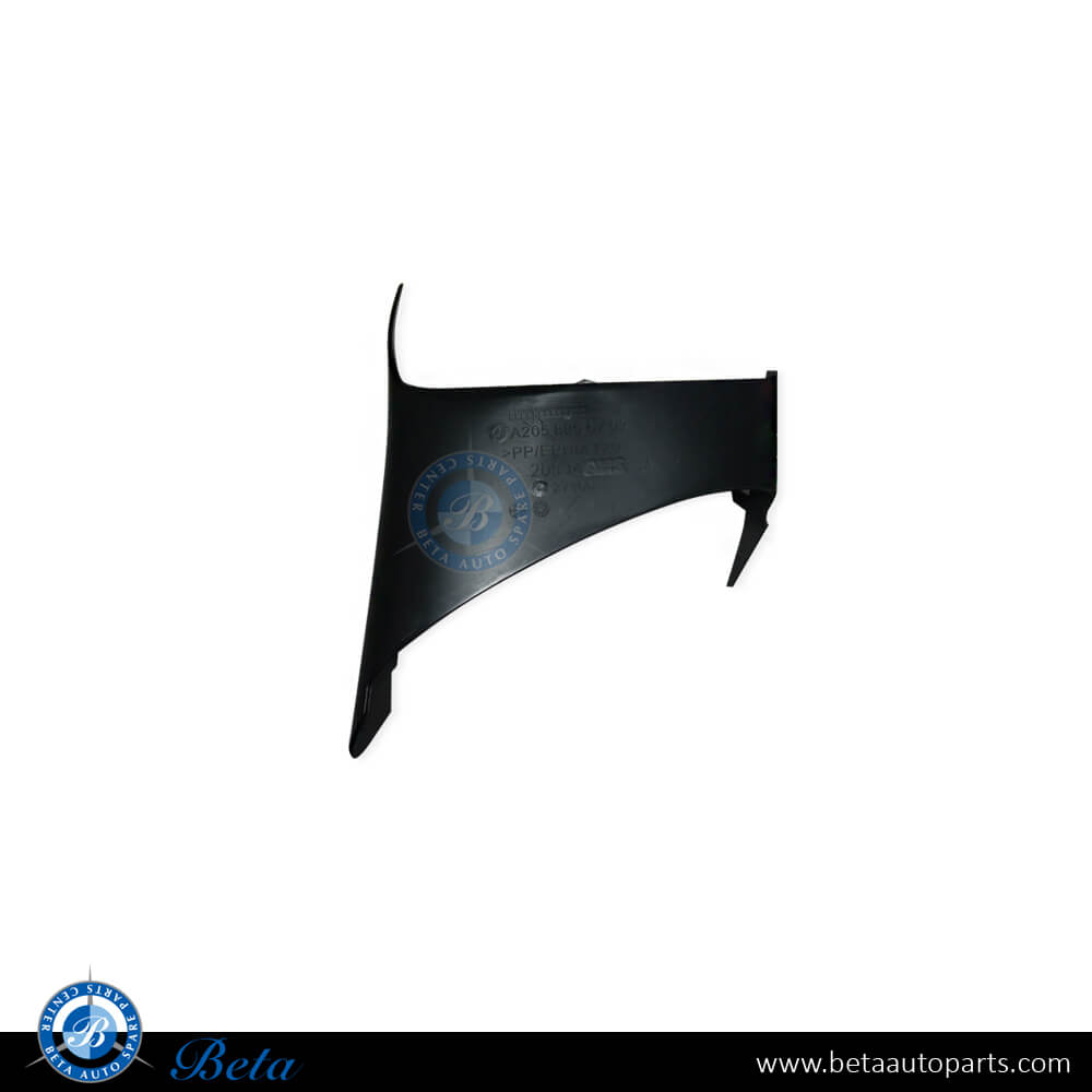 Left Side Front Bumper Bracket Cover Normal AMG for Mercedes C-Class W205 2019-2021 models, Part Number 2058856702