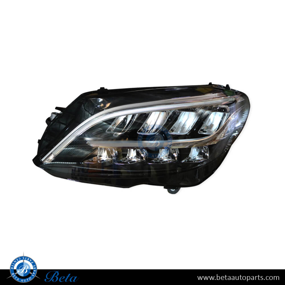 Left Side Headlamp Static LED for Mercedes C-Class W205 2019-2021 models, Part Number 2059066204