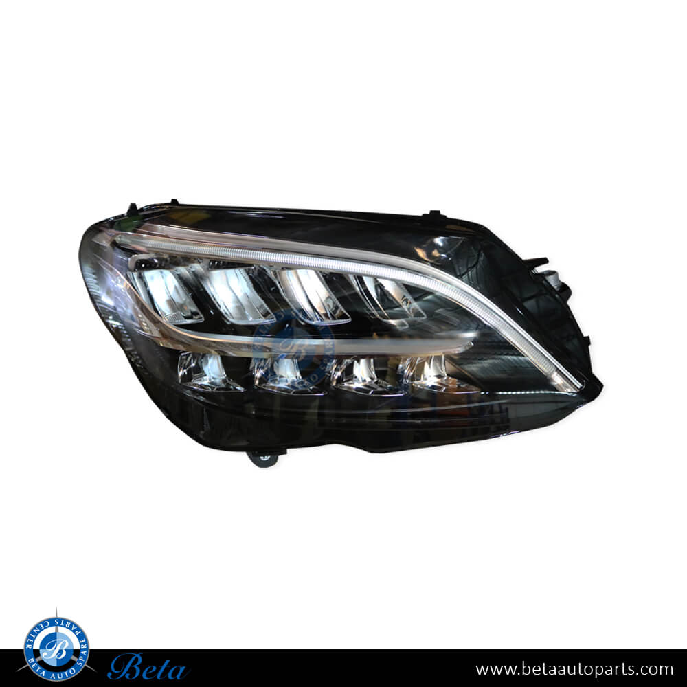 Right Side Headlamp Static LED for Mercedes C-Class W205 2019-2021 models, Part Number 2059066304