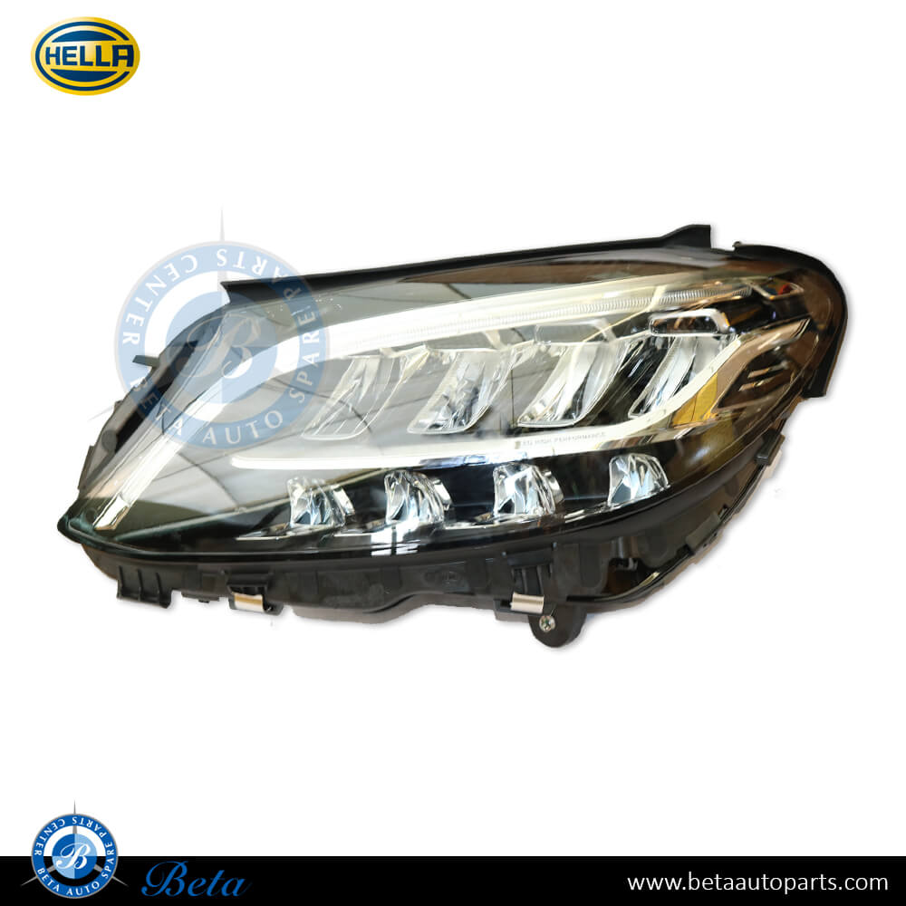 Left Side Headlamp Static LED for Mercedes C-Class W205 2019-2021 models, Part Number 2059067905