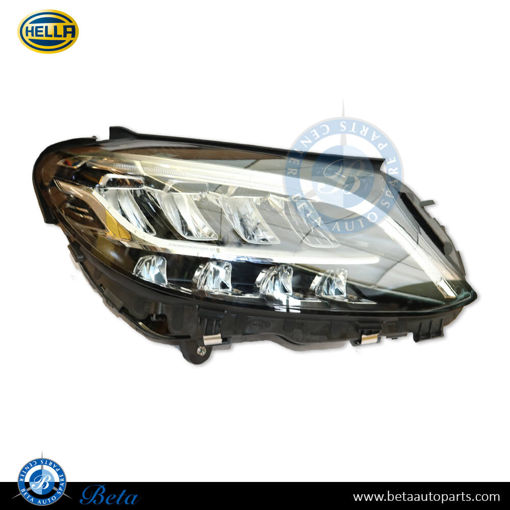 Mercedes C-Class W205 (2019-2021), Headlamp Static LED (Right), Hella ...