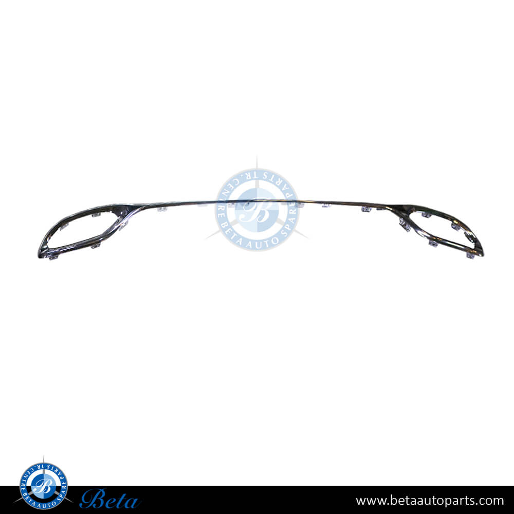 Rear Diffuser Moulding Avantgarde (Chrome) for Mercedes C-Class 2022-Up models, Part Number 2068854900