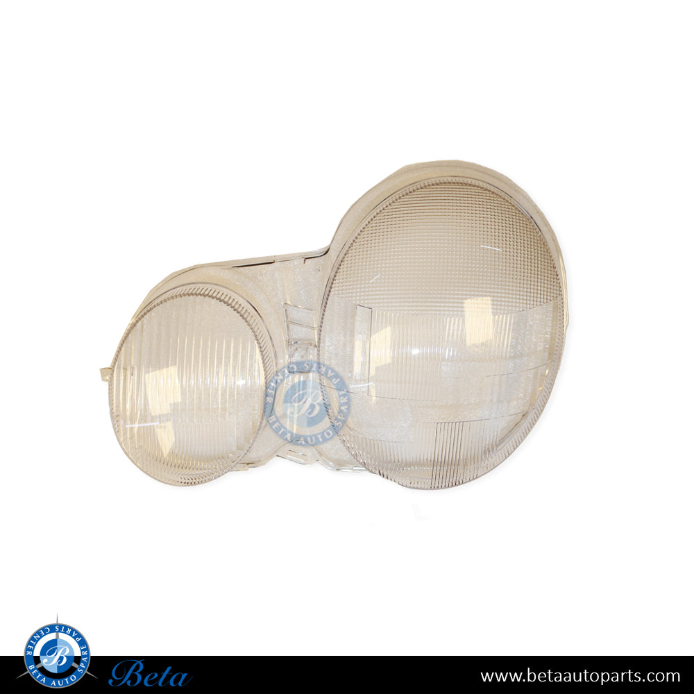 Left Side Headlamp Lens for Mercedes E-Class W210 2000-2002 models, Part Number 2108202761