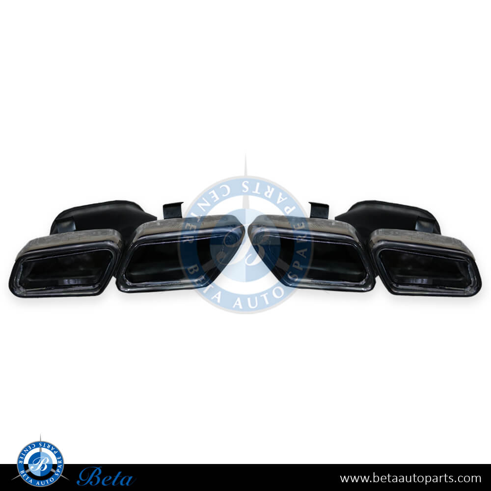 Mercedes E-Class W212 (2014-2016), Exhaust Tips AMG E63 (Silver), China, 2124902727 / 2124902827