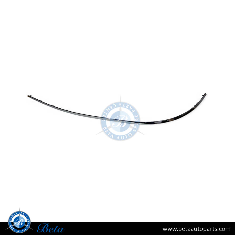 Mercedes E-Class W212 (2010-2013), Rear bumper chrome moulding (Left), Taiwan, 2128850721 / 2128852121