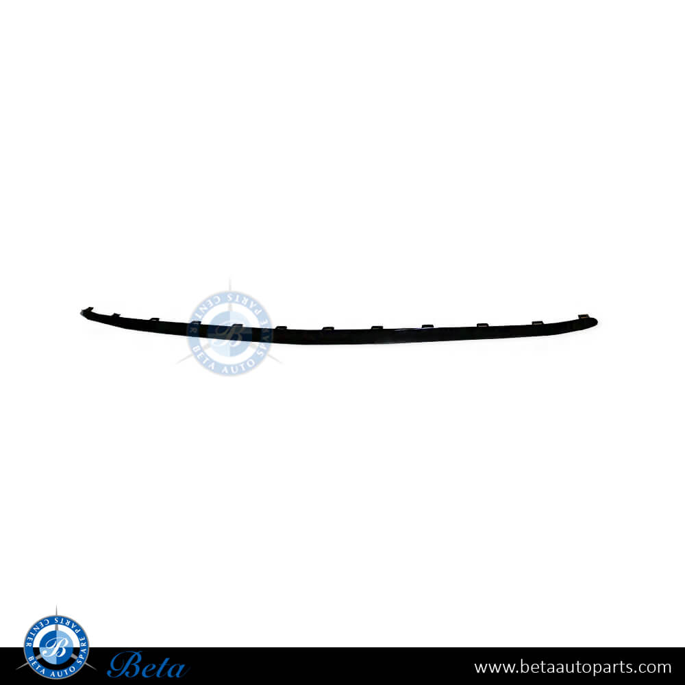 Front Bumper Moulding Normal AMG - Black for Mercedes E-Class W213 2021-Up models, Part Number 2138850505