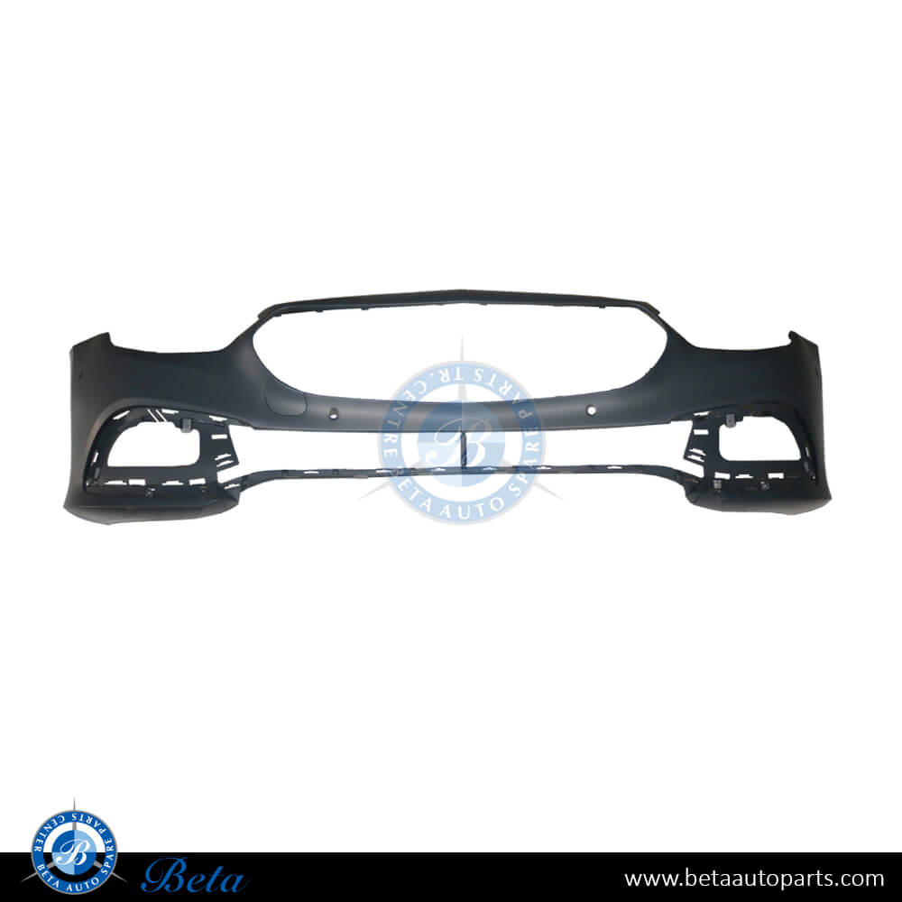 Front Bumper with PDC and Park Assisit for Mercedes E-Class W213 2021-Up models, Part Number 2138851203