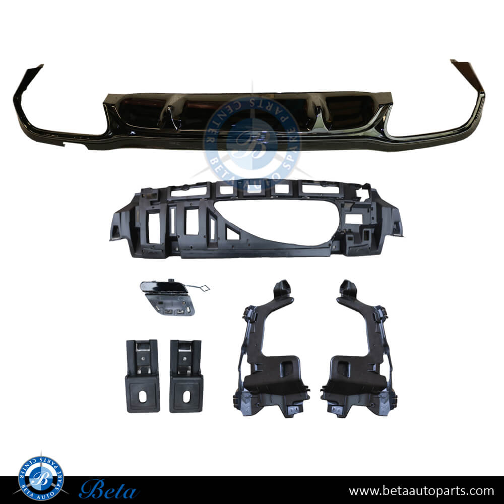 Rear Diffuser ASSY AMG E63 for Normal AMG for Mercedes E-Class W213 2021 -Up models, Part Number 2138855205