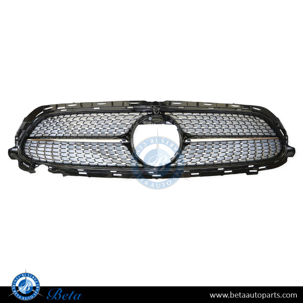 Grille Diamond look for AMG with Camera for Mercedes E-Class W213 2021-Up models, Part Number 2138886400