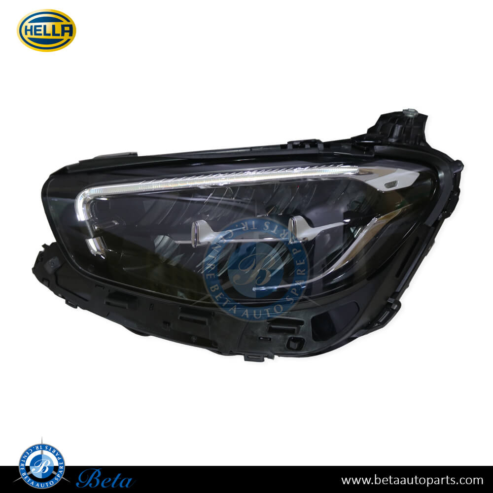 Left Side Headlamp Static LED - USA Type for Mercedes E-Class W213 2021-Up models, Part Number 2139063510 / 2139066708