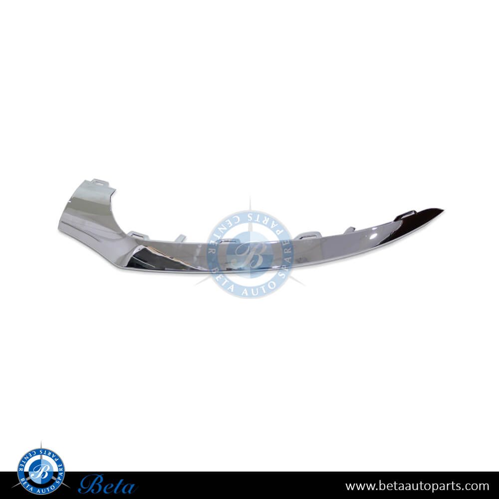 Left Side Front Bumper Chrome Moulding Normal AMG for Mercedes CLS-Class W218 2015-2018 models, Part Number 2188851574